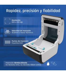 iggual Impresora etiquetas envíos 4X6 USB+Bluetoot