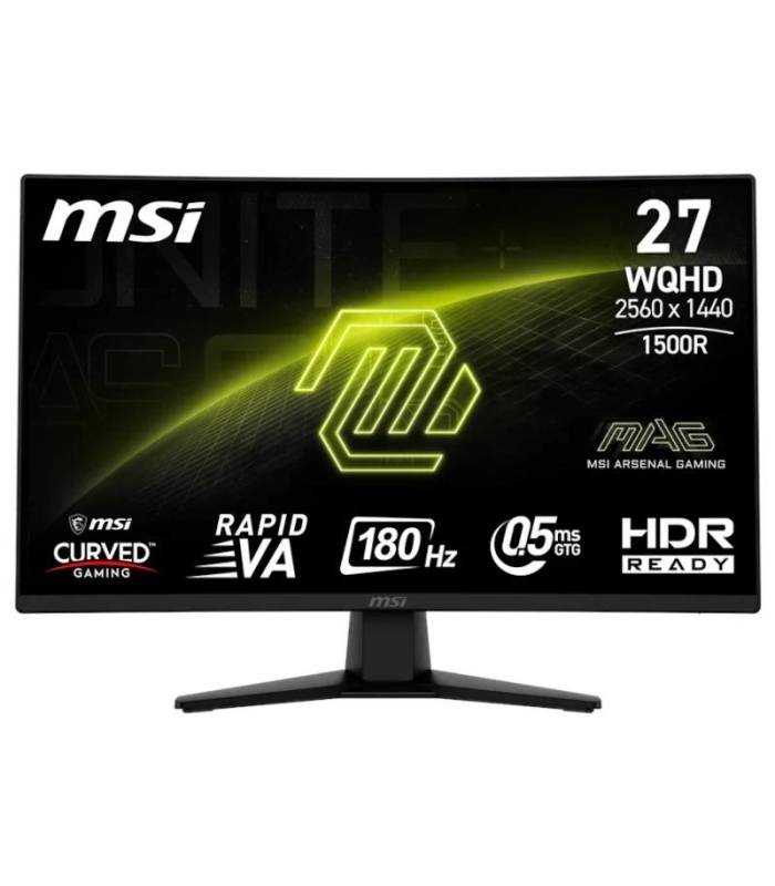 MSI MAG274CQF Monitor 27" WQHD 180hz curv