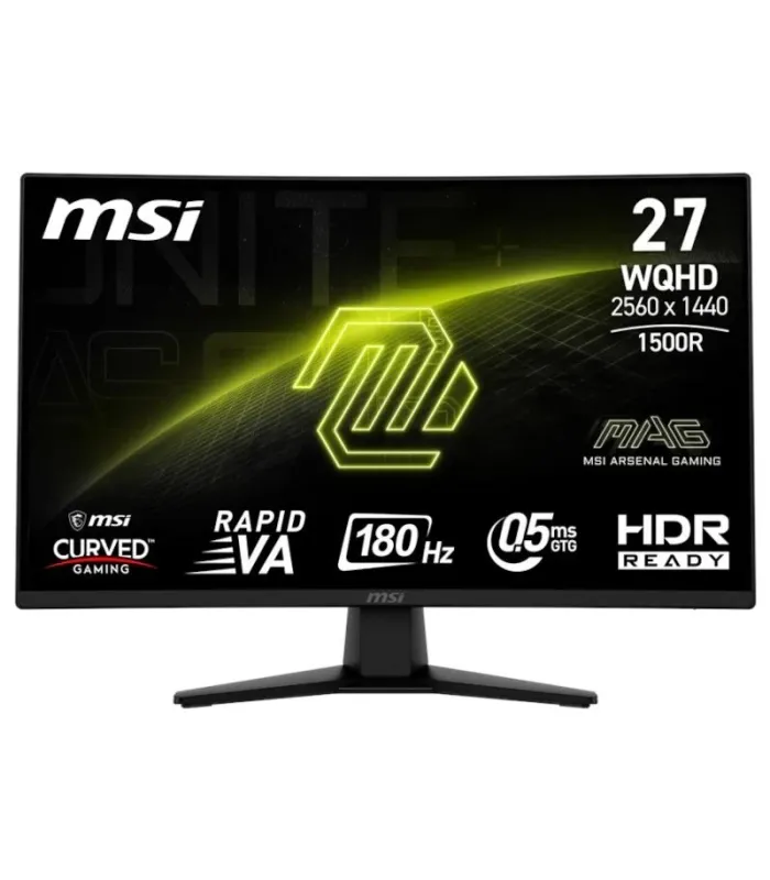 MSI MAG274CQF Monitor 27" WQHD 180hz curv