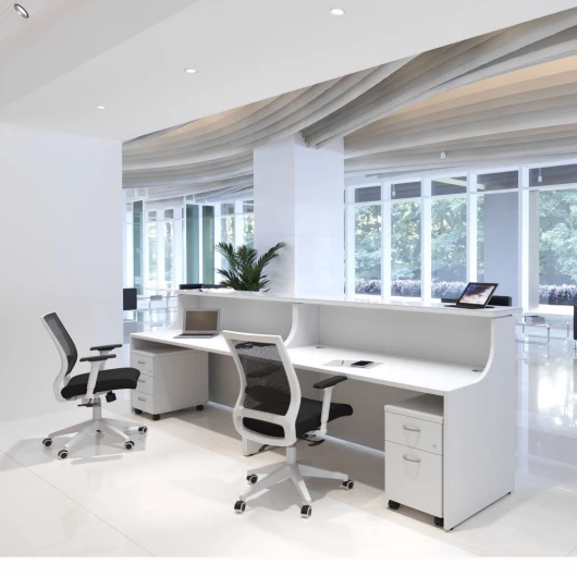 Mostrador Operativo Recto Mulhacén. Varios acabados. vista 3