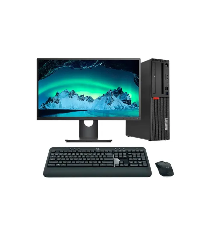 Lenovo ThinkCentre M720S SFF Core i5 9500 3.0 GHz | LCD | 16 GB | 256 NVMe | WIFI | TEC. Y RATON INALAMBRICO | DP | VGA