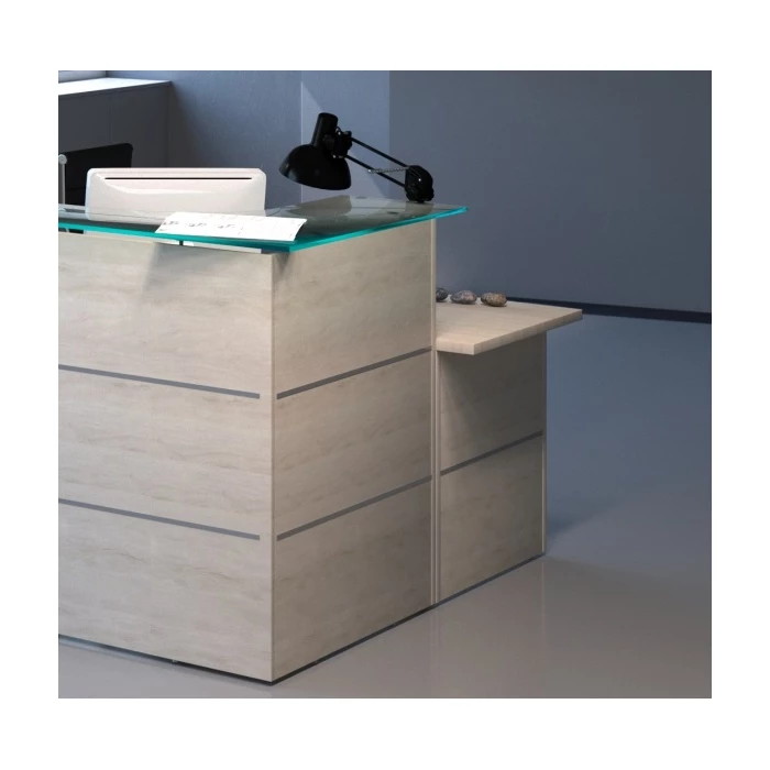 Mostrador Bajo de atencion Mulhacén. Varios acabados. vista 3