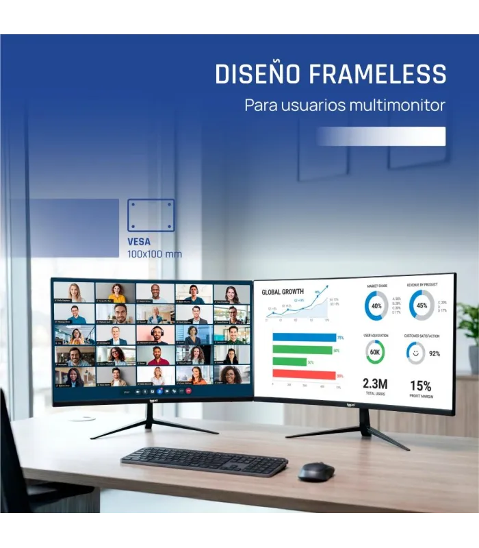 iggual Monitor 27" IPS 1ms FHD 120Hz VGA HDMI MM