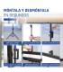iggual Pantalla 72" 152x115 cm 4:3 trípode+bolsa