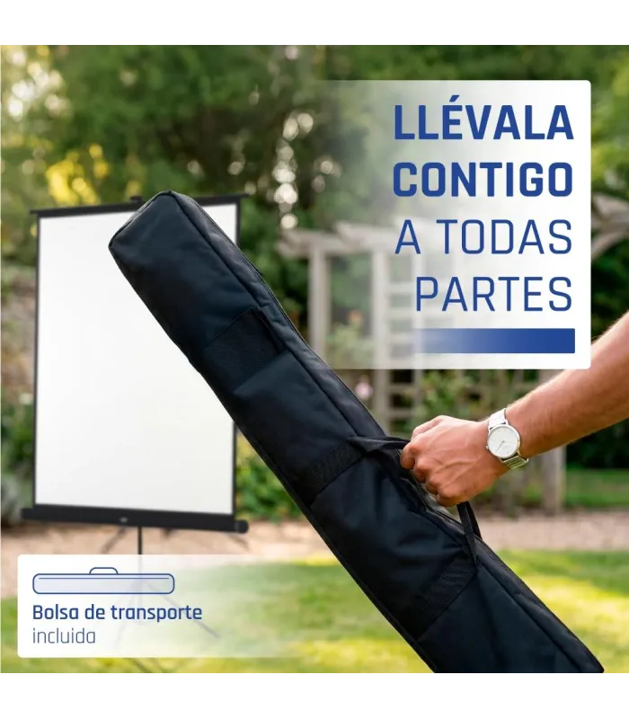 iggual Pantalla 72" 152x115 cm 4:3 trípode+bolsa
