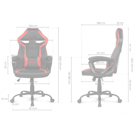 Silla Gaming DRIFT DR50 vista 13