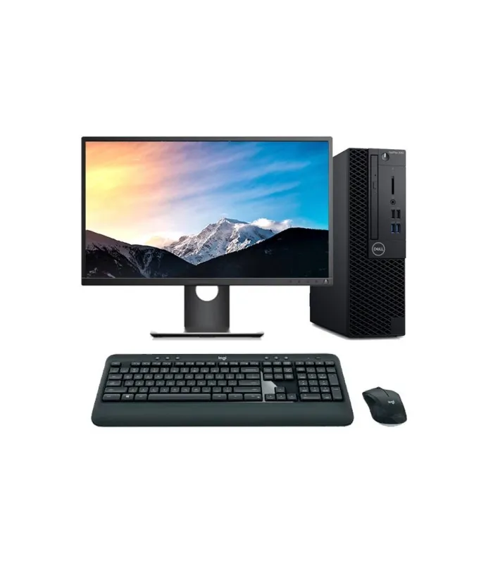 Dell Optiplex 3060 SFF Core i7 8700 3.2 GHz | LCD | 16 GB | 256 NVMe | WIFI | TEC. Y RATÓN INALAMBRICO | HDMI | DP