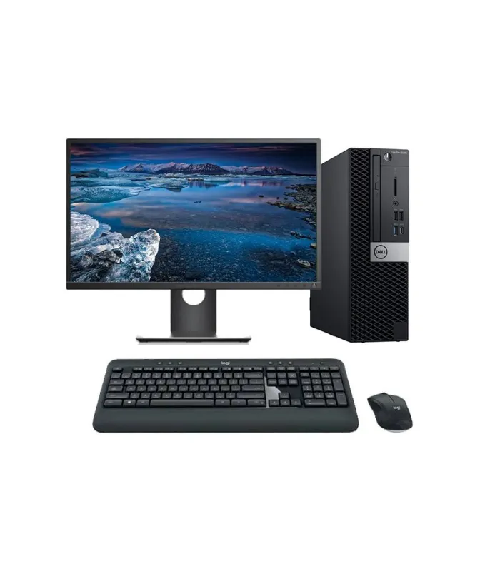 Dell Optiplex 5060 SFF Core i5 8500 3.0 GHz | LCD | 16 GB | 256 NVMe | WIFI | TEC. Y RATÓN INALAMBRICO | WIN 11 | DP