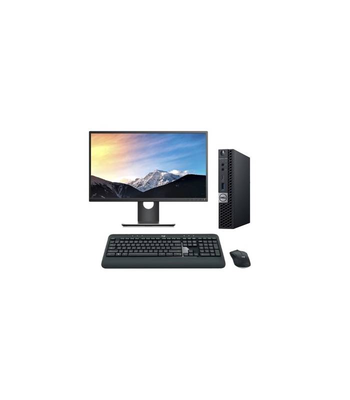 DELL Optiplex 7060 Mini PC Core i7 8700 3.2 GHz | LCD | 16 GB | 256 NVME | WIFI | TEC. Y RAT&Oacute;N INALAMRICO | WIN 11