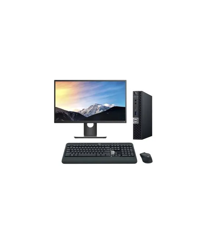DELL Optiplex 7060 Mini PC Core i7 8700 3.2 GHz | LCD | 16 GB | 256 NVME | WIFI | TEC. Y RATÓN INALAMRICO | WIN 11