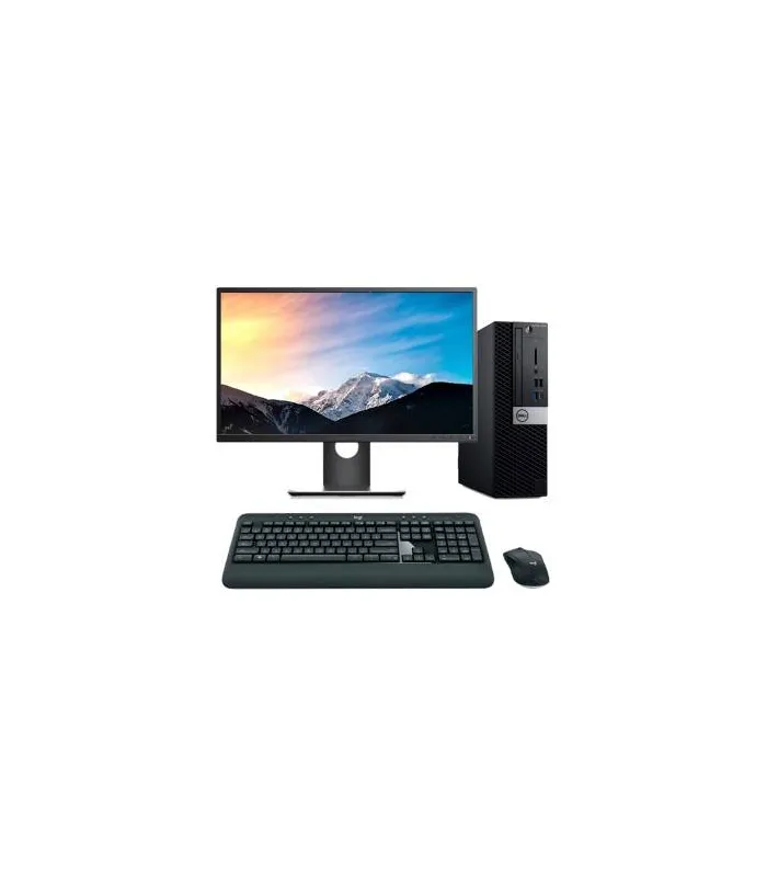 Dell Optiplex 7070 SFF Core i7 9700 3.0 GHz | LCD 23" | 16 GB | 256 NVMe | TEC. Y RATÓN INALAMBRICO | WIN 11 | DP
