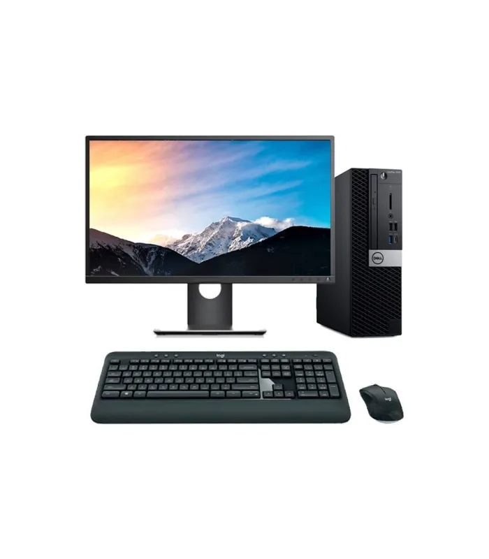 Dell Optiplex 7070 SFF Core i7 9700 3.0 GHz | LCD 23" | 16 GB | 256 NVMe | TEC. Y RATÓN INALAMBRICO | WIN 11 | DP