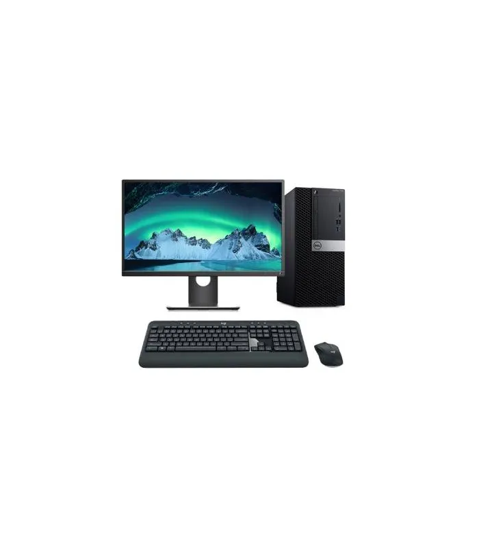 Dell Optiplex 7070 Torre Core i5 9500 3.0 GHz | LCD | 16GB | 240 SSD | WIFI | TEC. Y RATÓN INALAMBRICO | WIN 11 | DP