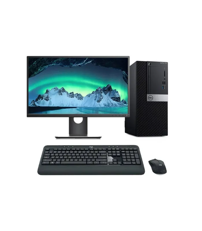 Dell Optiplex 7070 Torre Core i5 9500 3.0 GHz | LCD | 16GB | 240 SSD | WIFI | TEC. Y RATÓN INALAMBRICO | WIN 11 | DP