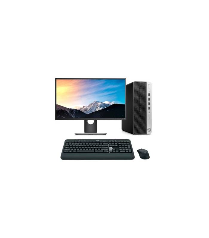 HP ProDesk 600 G4 SFF Core i5 8500 3.0 GHz | LCD | 16GB | 256NVMe | TEC. Y RAT&Oacute;N INALAM. | WIFI | WIN11 | DP