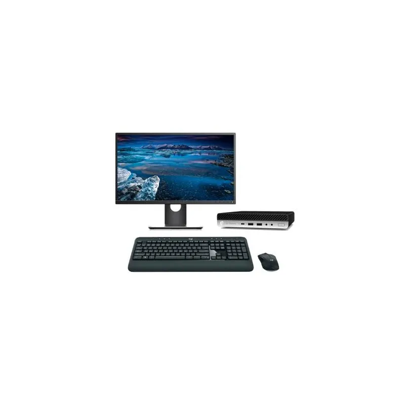 HP EliteDesk 800 G4 Mini + Monitor | i7-8700 8GB 256GB W11