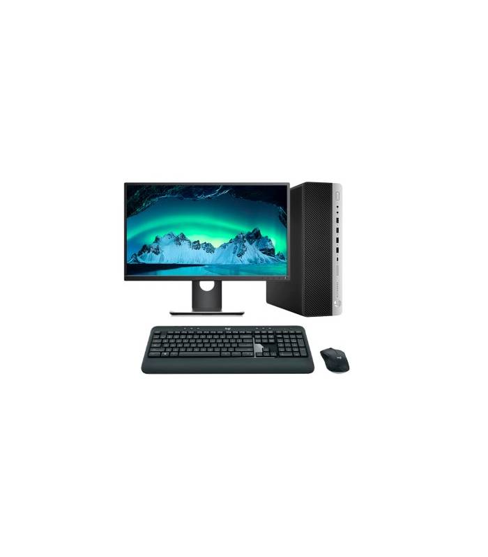 HP EliteDesk 800 G4 SFF Core i5 8500 3.0 GHz | LCD 23" | 16 GB | 256 NVMe | Teclado y rat&oacute;n inal&aacute;mbrico | DP