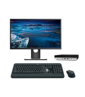 HP EliteDesk 800 G5 Mini PC Core i7 9700 3.0 GHz | LCD | 16 GB | 256 NVMe | WIFI | TEC. Y RATÓN INALÁMBRICO | DP