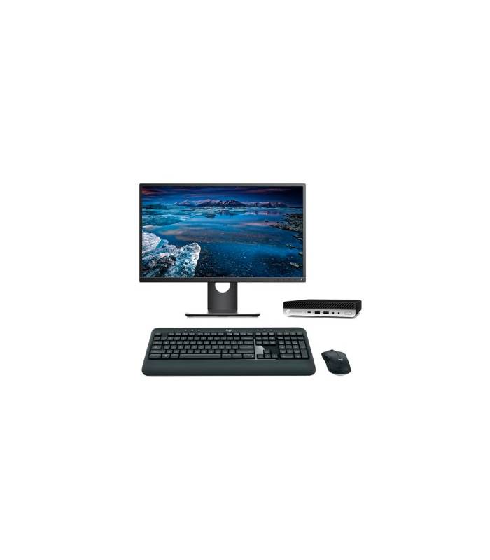 HP EliteDesk 800 G5 Mini PC Core i7 9700 3.0 GHz | LCD | 16 GB | 256 NVMe | WIFI | TEC. Y RAT&Oacute;N INAL&Aacute;MBRICO | DP