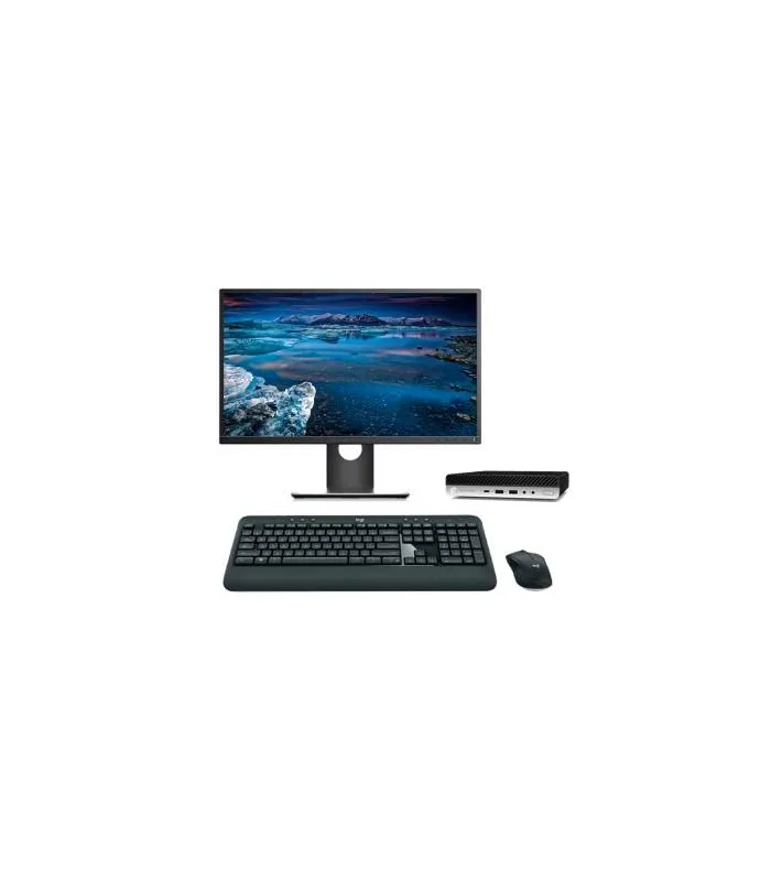HP EliteDesk 800 G5 Mini PC Core i7 9700 3.0 GHz | LCD | 16 GB | 256 NVMe | WIFI | TEC. Y RATÓN INALÁMBRICO | DP