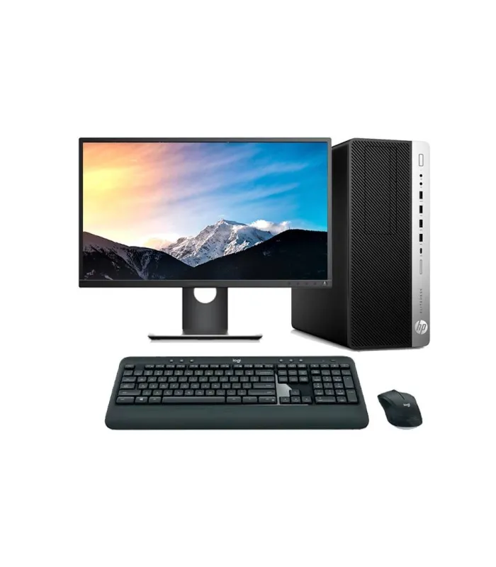 HP EliteDesk 800 G5 MT Core i7 8700K 3.7 GHz | LCD | 16 GB | 256 NVMe | WIFI | TEC. Y RATÓN INALAMBRICO | WIN 11 | DP