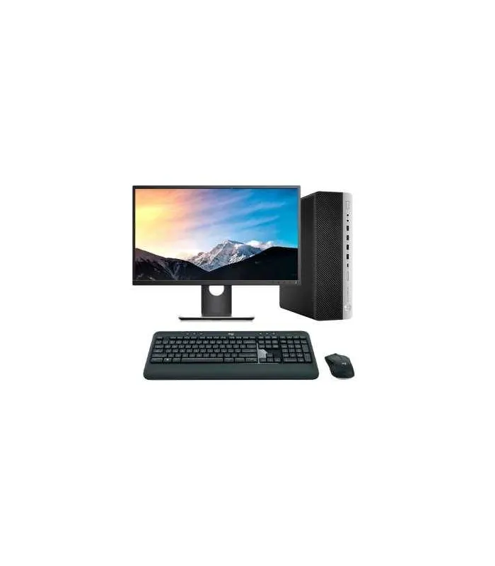 HP EliteDesk 800 G5 SFF Core i5 8500 3.0 GHz | LCD | 16 GB | 256 NVMe | WIFI | TEC. Y RATÓN INALAMBRICO | WIN 11