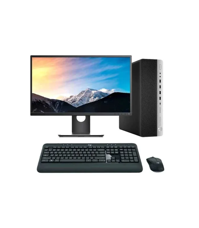 HP EliteDesk 800 G5 SFF Core i5 8500 3.0 GHz | LCD | 16 GB | 256 NVMe | WIFI | TEC. Y RATÓN INALAMBRICO | WIN 11
