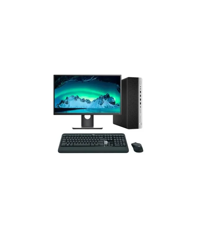 HP EliteDesk 800 G5 SFF Core i7 8700 3.2 GHz | LCD | 16 GB | 256 NVMe | WIFI | TEC. Y RATÓN INALÁ. | DP