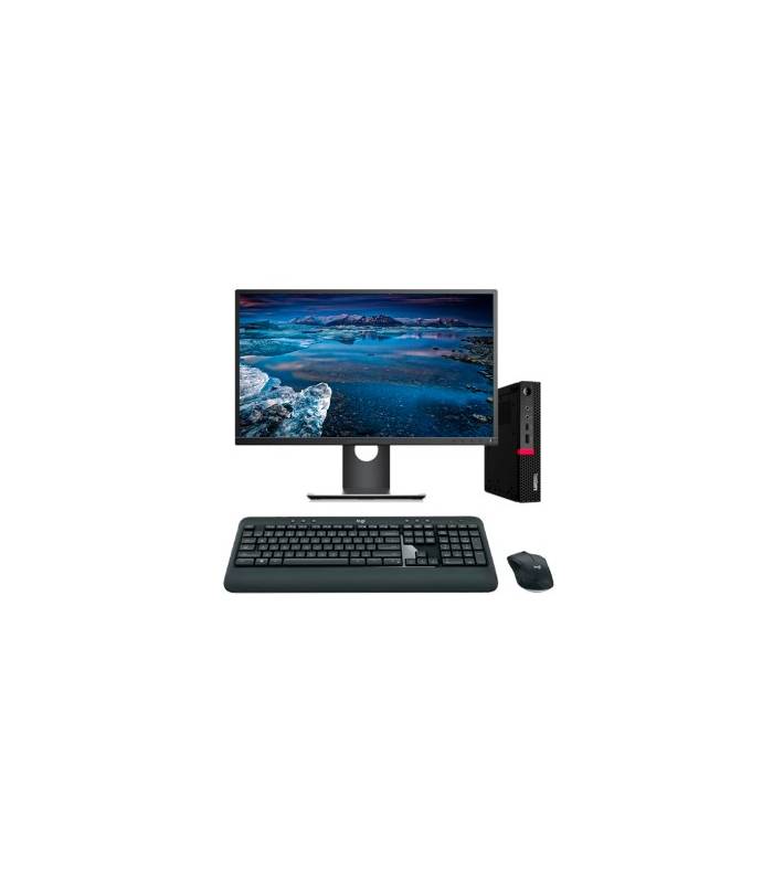Lenovo ThinkCentre M720Q Mini PC Core i7 8700 3.2GHz | LCD | 16GB | 256NVMe | WIFI | TEC. Y RAT&Oacute;N INALAM. | WIN 11 | HDMI | DP