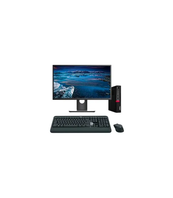 Lenovo ThinkCentre M720Q Mini PC Core i7 8700 3.2GHz | LCD | 16GB | 256NVMe | WIFI | TEC. Y RATÓN INALAM. | WIN 11 | HDMI | DP