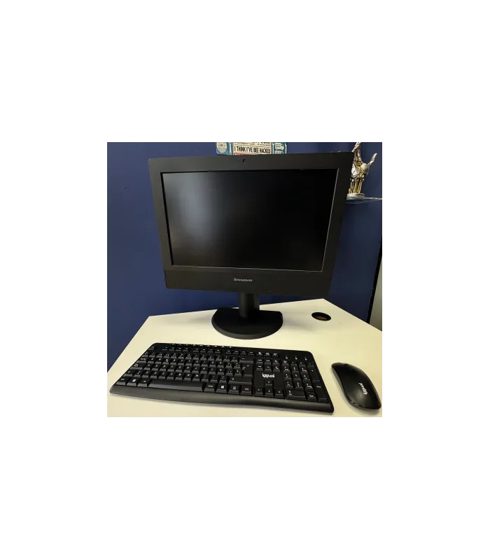 Lenovo ThinkCentre M73Z AIO Core i3 4130 3.4 GHz | 4GB | 240 SSD | 20" | Wifi | Windows | Teclado y ratón | Golpe frontal
