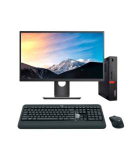 Lenovo ThinkCentre M910Q Mini PC Core i5 6500T | LCD23" | 8 GB | 256 NVME| WIFI | TEC. Y RATON INALAMBRICO | DP