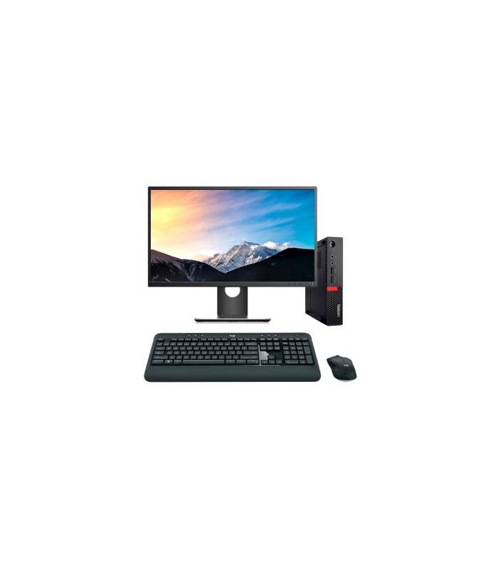 Lenovo ThinkCentre M910Q Mini PC Core i5 6500T | LCD23" | 8 GB | 256 NVME| WIFI | TEC. Y RATON INALAMBRICO | DP