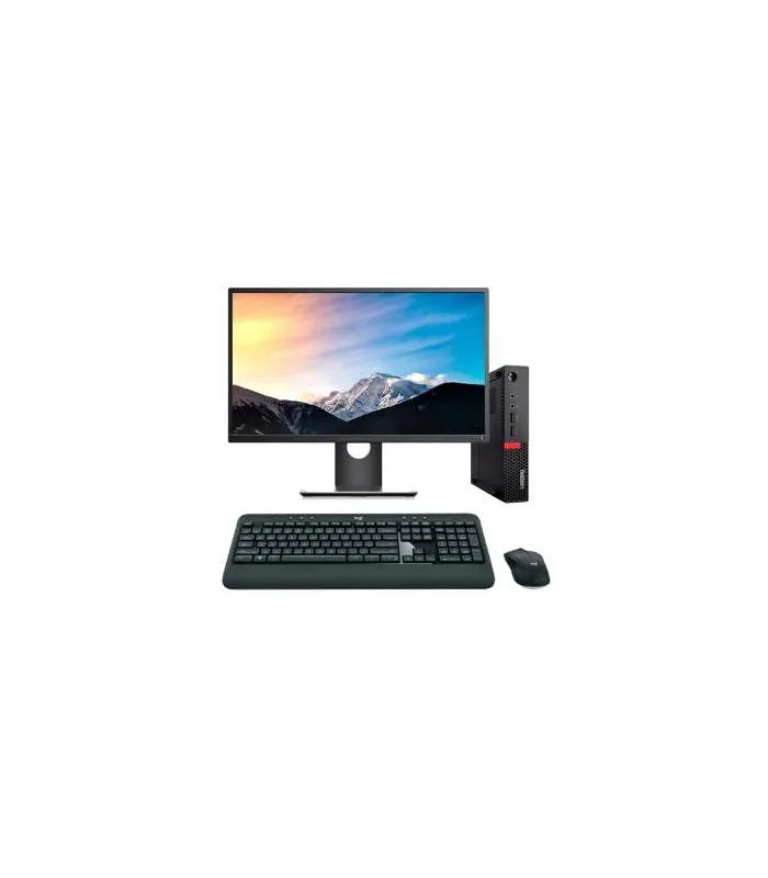 Lenovo ThinkCentre M910Q Mini PC Core i5 6500T | LCD23" | 8 GB | 256 NVME| WIFI | TEC. Y RATON INALAMBRICO | DP