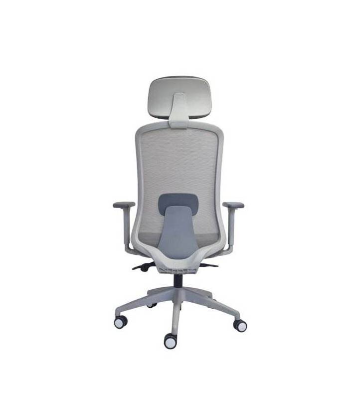 Silla Ergonómica GENIUS de NOMA. Color GRIS