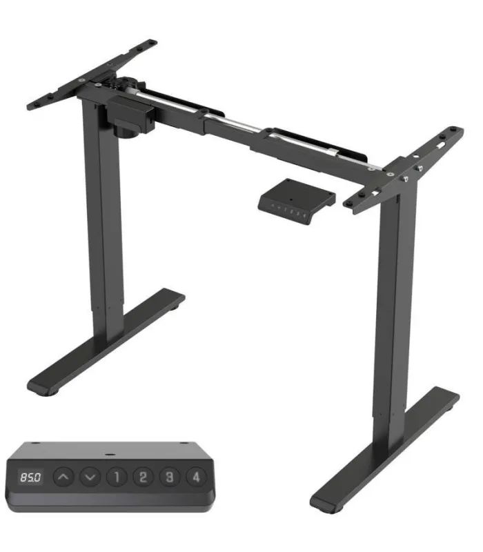 Mesa Elevable SIGLE de NOMA. Regulación eléctrica en altura. Tapa fabricada en madera color elegir