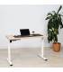 Mesa Elevable SIGLE de NOMA. Regulación eléctrica en altura. Tapa fabricada en madera color elegir