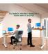 Mesa Elevable DUAL de NOMA. Regulación eléctrica en altura. Tapa fabricada en madera color elegir