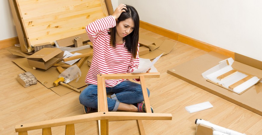 Seis consejos para el montaje de mobiliario.